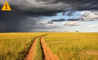 Frequency of ten-daily warnings about rangeland anomalies